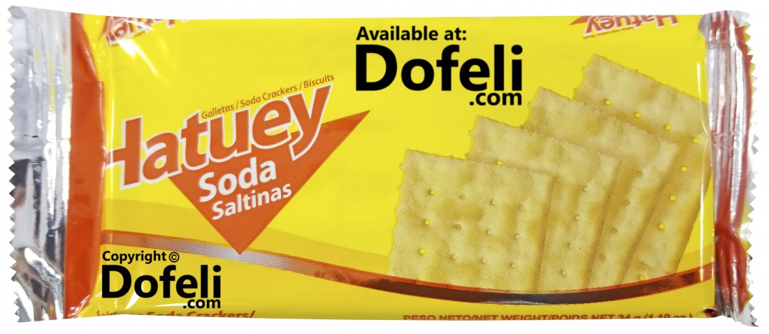 Dominican traditional Hatuey salted crackers, enjoyed across generations with snacks and meals.